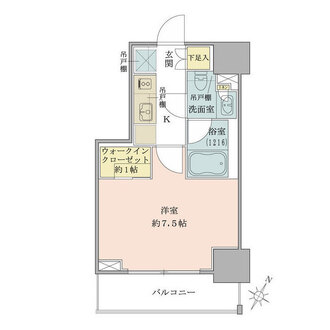ザ・パークワンズ品川戸越の間取図