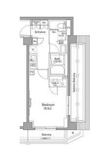 ザ・パークハビオ三軒茶屋テラスの間取図