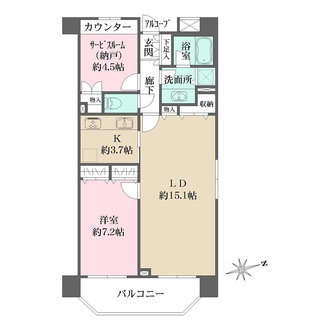 パロス白金の間取図