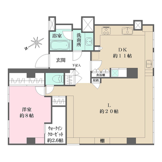 羽沢ハウスの間取図