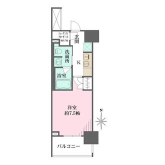ザ・パークワンズ芝公園の間取図