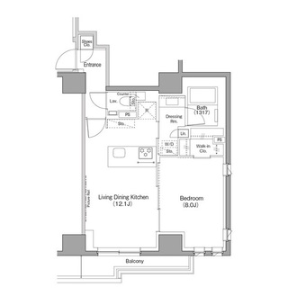 ザ・パークハビオ目黒フォートの間取図