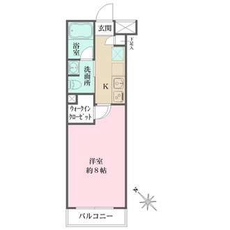ベルフェリーク西小山の間取図