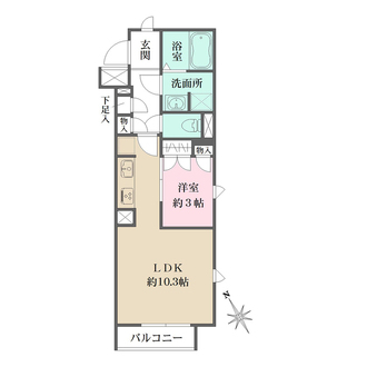ベルフェリーク西小山の間取図