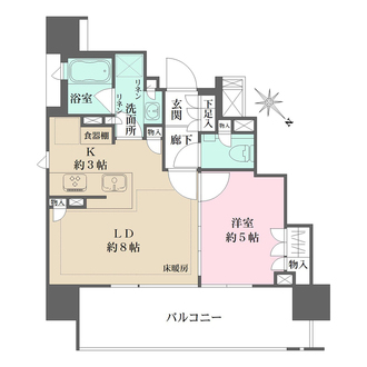 ザ・パークハウス大井町ゼームス坂の間取図