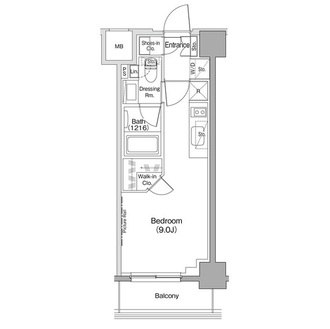 ザ・パークハビオ西大井の間取図