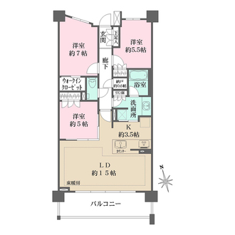 ザ・パークハウス宮前平の間取図