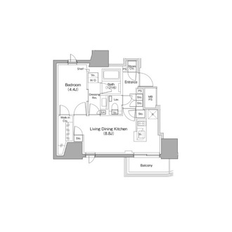 ザ・パークハビオ南大井の間取図