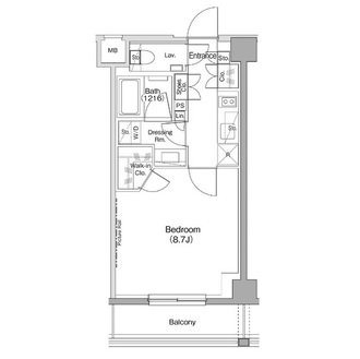ザ・パークハビオ神泉の間取図