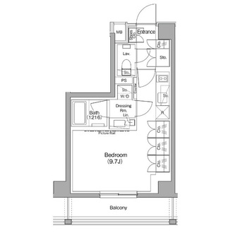 ザ・パークハビオ神泉の間取図