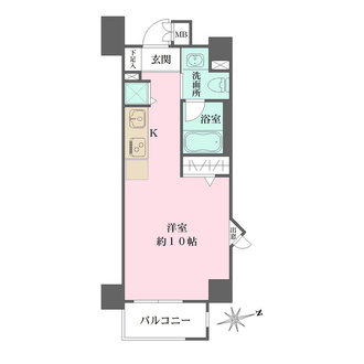 朝日シティパリオ高輪台Ａ館の間取図