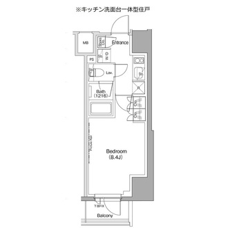 ザ・パークハビオ五反田の間取図