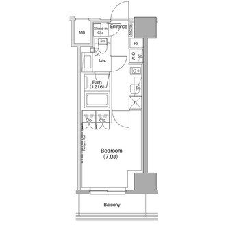 ザ・パークハビオ五反田の間取図