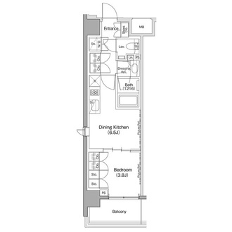 ヴェール・クレール大崎の間取図