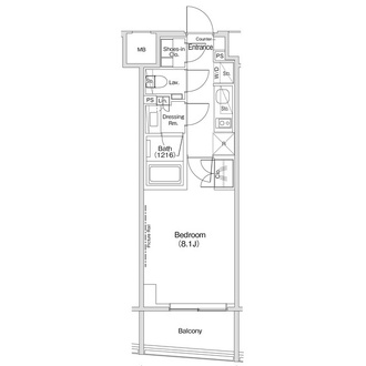 ザ・パークハビオ渋谷クロスの間取図