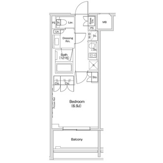 ザ・パークハビオ渋谷クロスの間取図