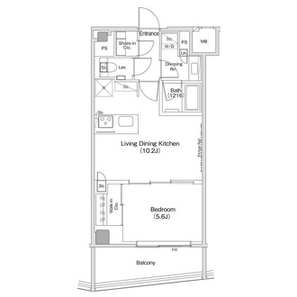 ザ・パークハビオ渋谷クロスの間取図