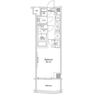 ザ・パークハビオ渋谷クロスの間取図