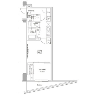 ザ・パークハビオ渋谷クロスの間取図