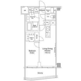 ザ・パークハビオ渋谷クロスの間取図
