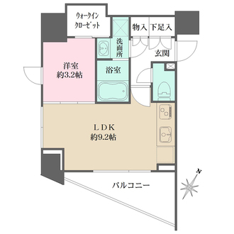 ミュプレ表参道の間取図