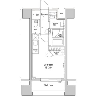 ザ・パークハビオ荏原中延プレイスの間取図
