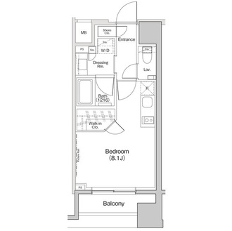 ザ・パークハビオ荏原中延プレイスの間取図
