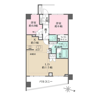 パークナード目黒の間取図