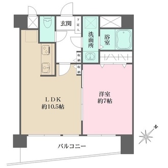 コスモリード雪が谷大塚の間取図