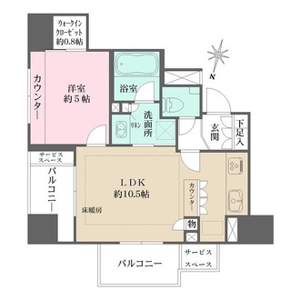 ＢＥＬＩＳＴＡ品川戸越公園の間取図