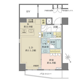 ザ・パークハウス北青山の間取図