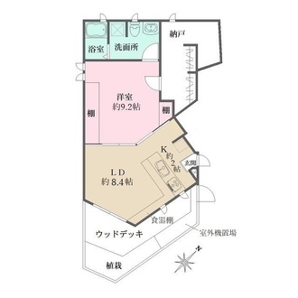 世田谷区若林１丁目戸建（１階部分）の間取図