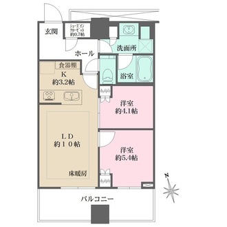 ＷＯＲＬＤ　ＴＯＷＥＲ　ＲＥＳＩＤＥＮＣＥの間取図