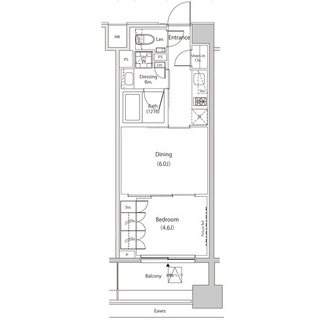 ザ・パークハビオ目黒プレイスの間取図