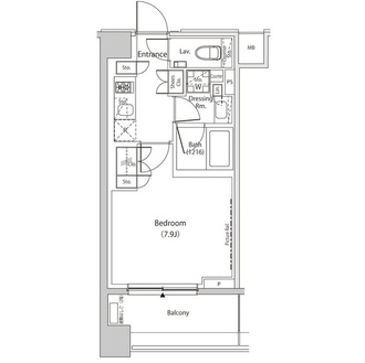 ザ・パークハビオ目黒プレイスの間取図