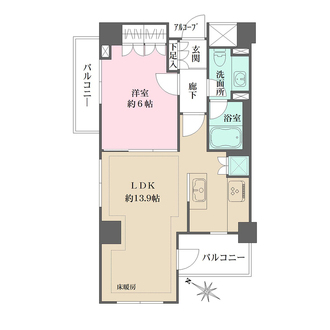 ジェイパーク目黒ＩＶの間取図