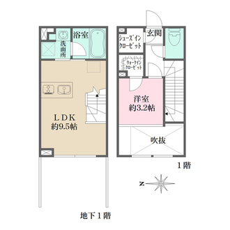 Ｌａ　Ｐｅｒｌａ　Ｊｉｙｕｇａｏｋａの間取図