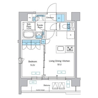 プレディアコート三軒茶屋の間取図