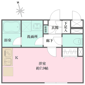 アトリオフラッツ三軒茶屋Ｎｏｒｔｈの間取図
