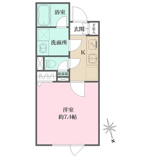 アトリオフラッツ三軒茶屋Ｎｏｒｔｈの間取図