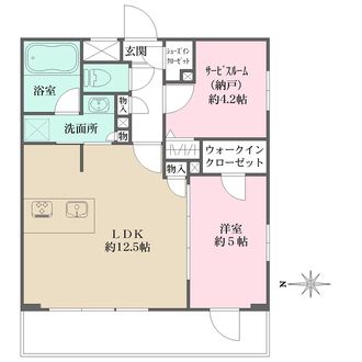 Ｌａ　Ｐｅｒｌａ　ＪｉｙｕｇａｏｋａＩＩの間取図