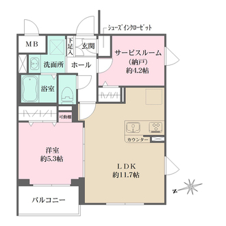 Ｌａ　Ｐｅｒｌａ　桜新町の間取図
