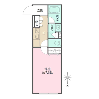 アトリオフラッツ自由が丘ｅａｓｔの間取図