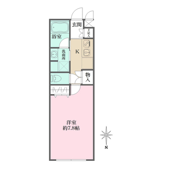 アトリオフラッツ自由が丘ｅａｓｔの間取図