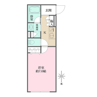 アトリオフラッツ自由が丘ｅａｓｔの間取図