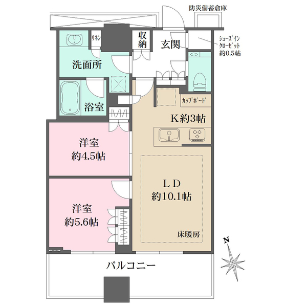 WORLD TOWER RESIDENCEの間取図