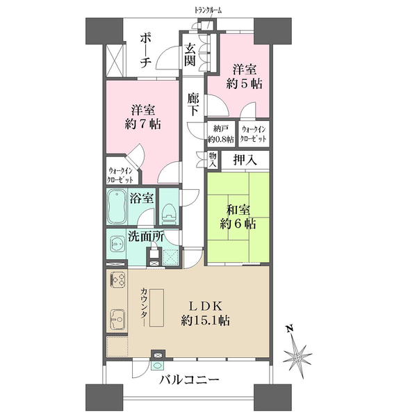 グランエスタの間取図
