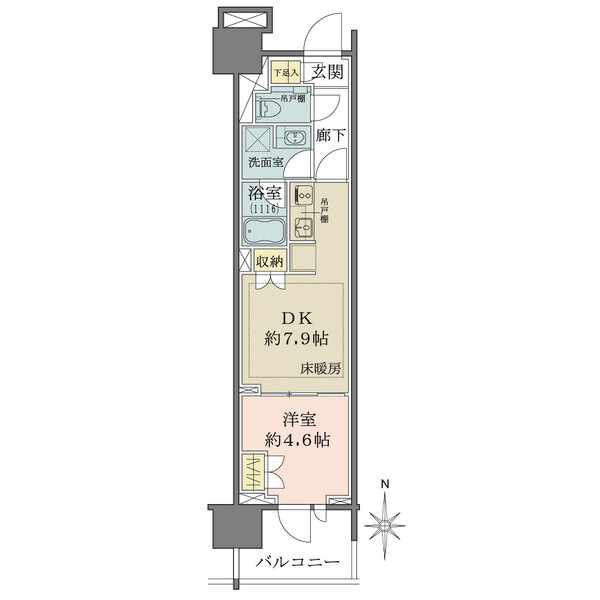 猿江恩賜公園レジデンスの間取図