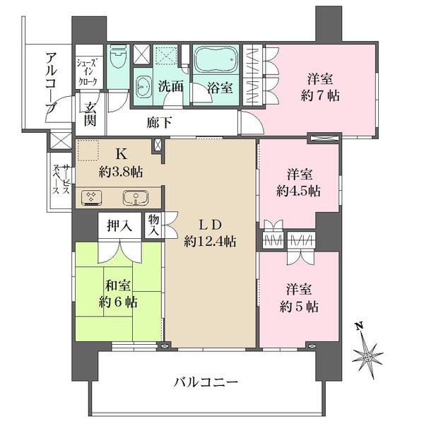BELISTA亀戸の間取図