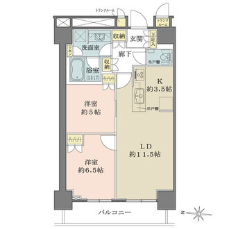パークハウス清澄白河タワーの間取図